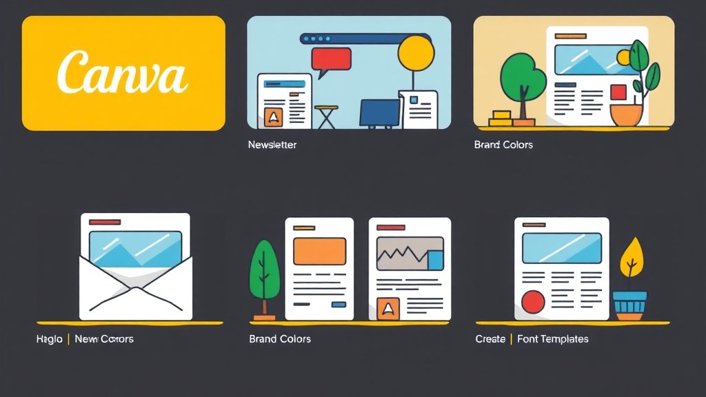 AI 뉴스레터 자동화 A to Z: ChatGPT, Make, Canva 활용 전략 5 Canva 활용 디자인 개선 (cartoon 스타일)