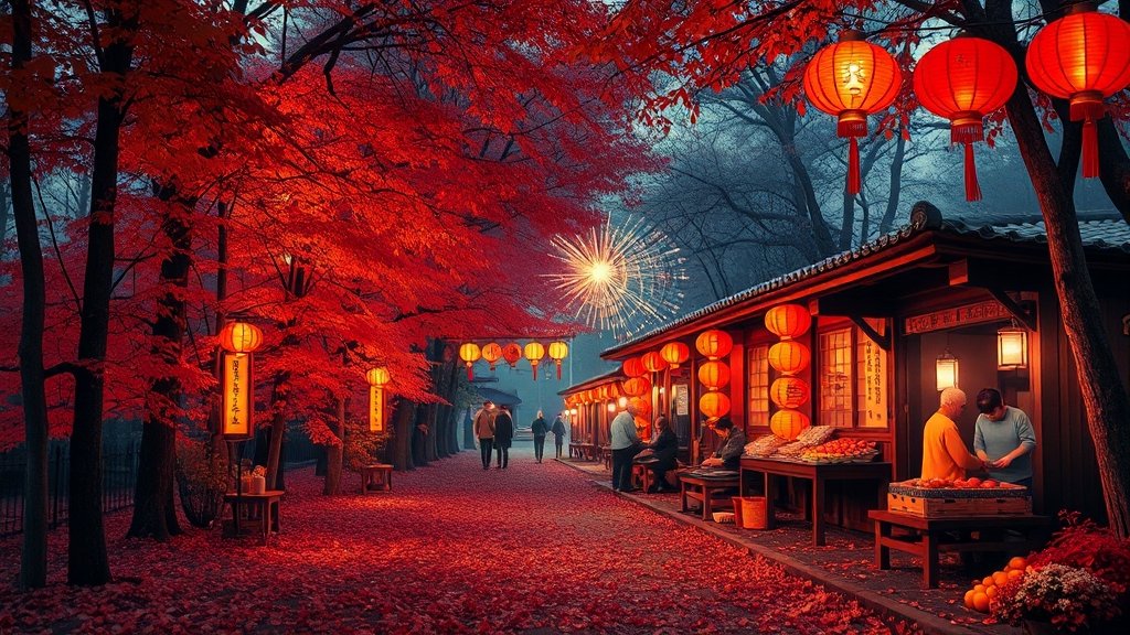 11월 축제 미리보기 (realistic 스타일)