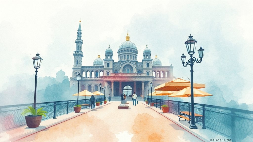 여행 중 ChatGPT 활용 꿀팁 (watercolor 스타일)