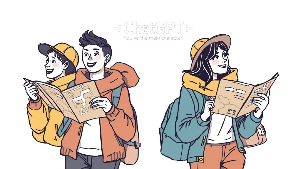 ChatGPT 활용 시 주의사항 (illustration 스타일)