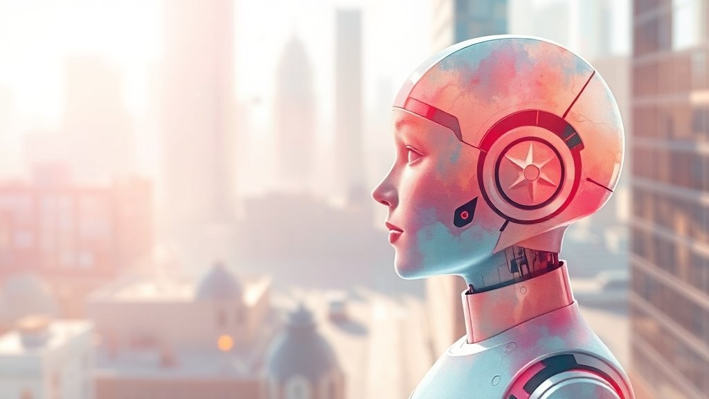 AI 비서 운영 및 미래 전망 (watercolor 스타일)