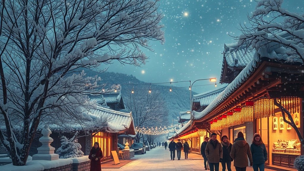 지역별 겨울 축제 현황 (realistic 스타일)