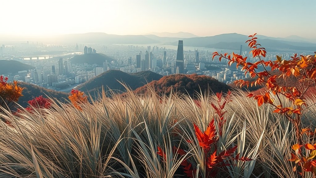 서울 단풍 명소 총정리: 남산, 공원, 궁궐, 숨겨진 곳까지! 1 서울 단풍 명소, 어디가 좋을까? (realistic 스타일)