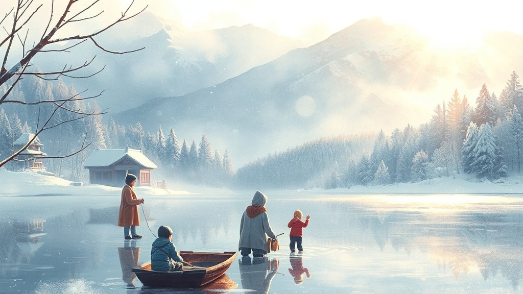 지역별 겨울 축제 정보 (watercolor 스타일)