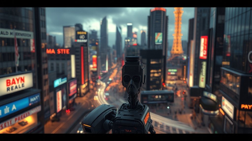 GPT 기술, 미래는 어떤 모습일까? (realistic 스타일)