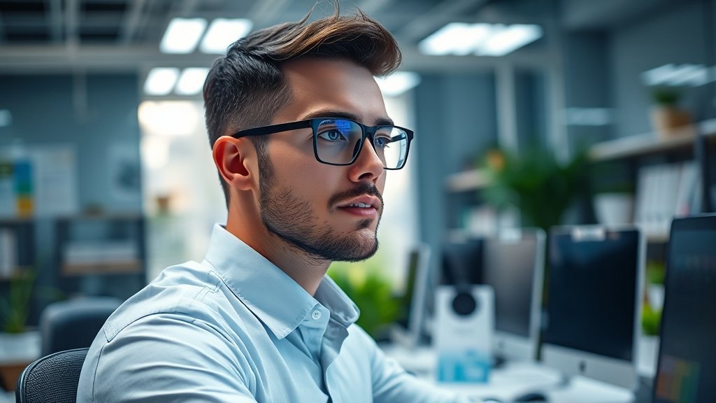 업무 효율을 높이는 꿀팁 (realistic 스타일)