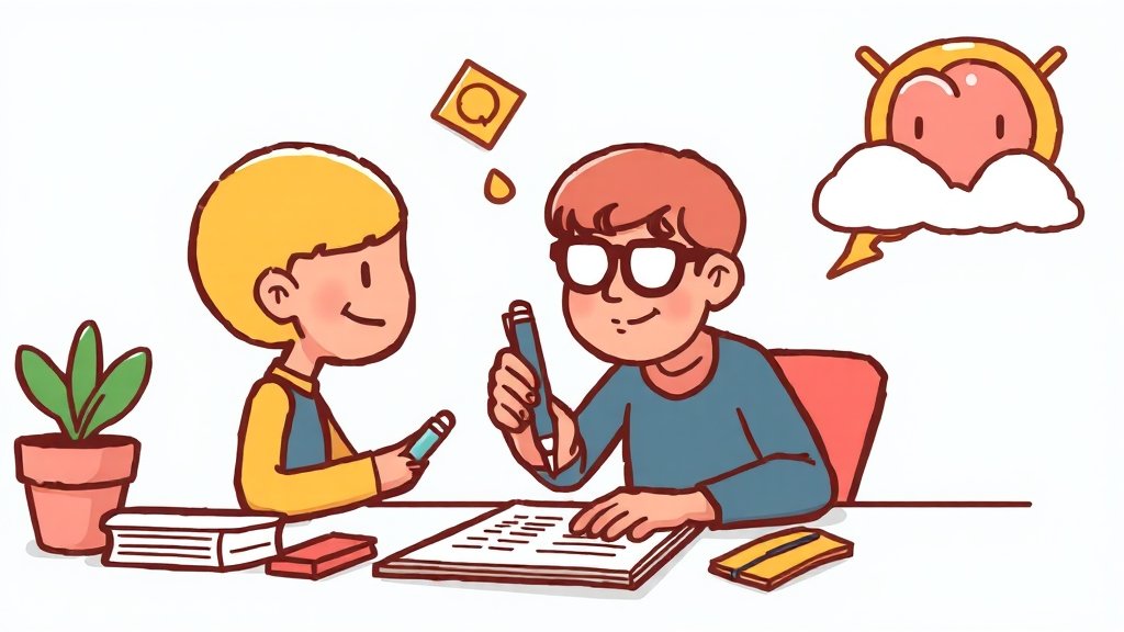 보고서 & 문서 작성, 쉽게! (cartoon 스타일)