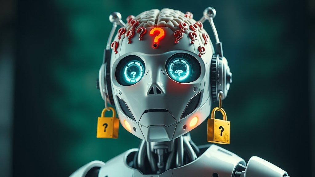 챗GPT 활용 시 주의사항 (realistic 스타일)