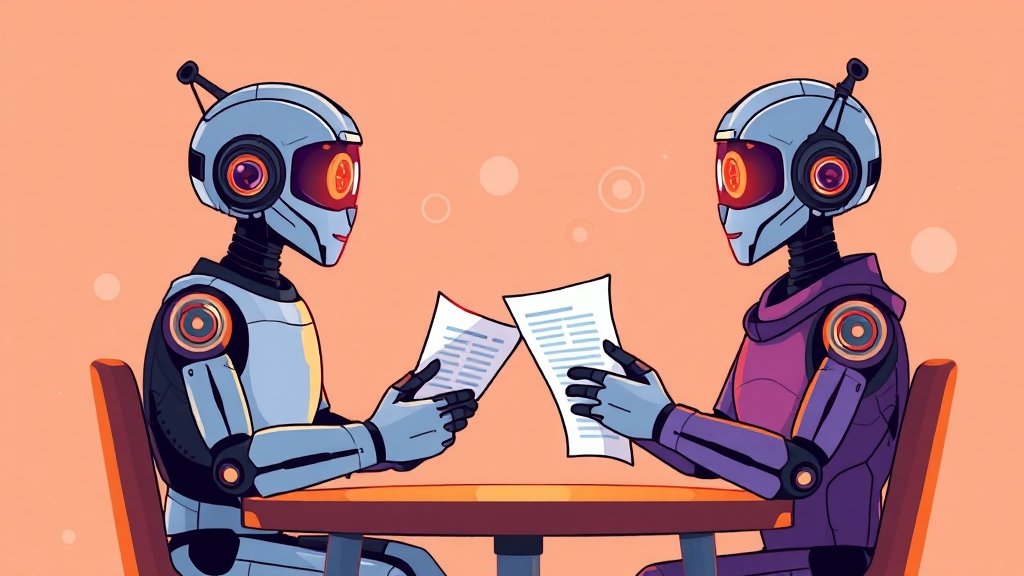 AI 시대, 블로그 글쓰기 미래 (cartoon 스타일)