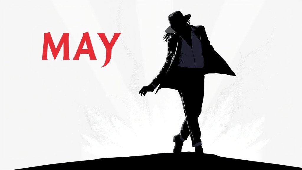 영화 <마이클> 개봉 임박! (illustration 스타일)