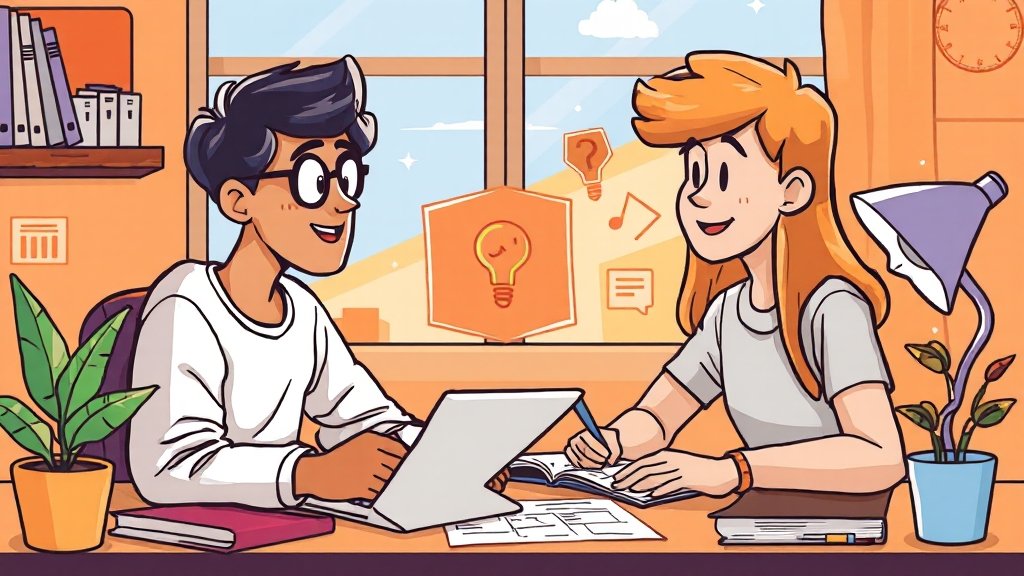 챗GPT, 과제 도우미? (cartoon 스타일)