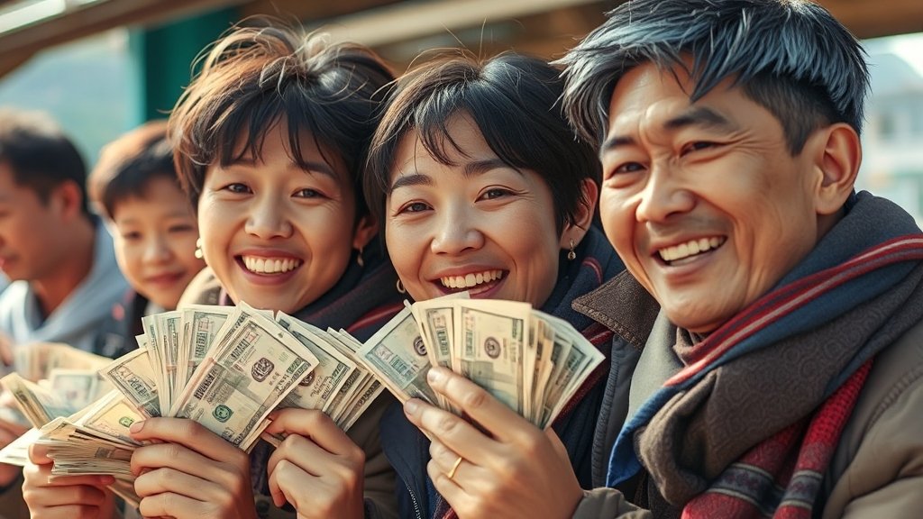 지원 대상 및 금액 (realistic 스타일)