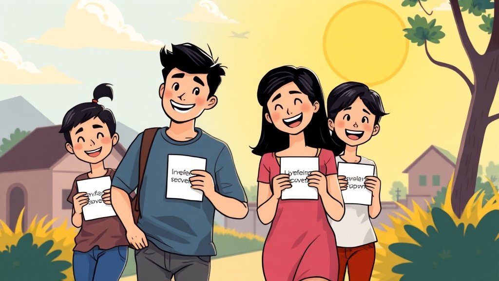 민생회복지원금 총정리: 대상, 금액, 신청, 사용처, 사용불가 업종 완벽 가이드 2 지원 대상 및 금액 상세 (cartoon 스타일)