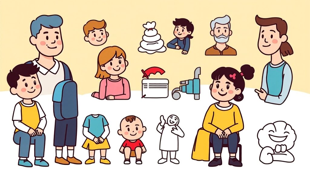 주요 혜택 종류 (cartoon 스타일)