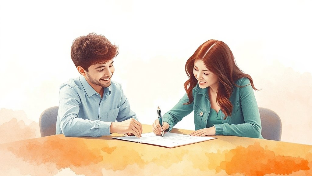 신청 자격 조건 (watercolor 스타일)