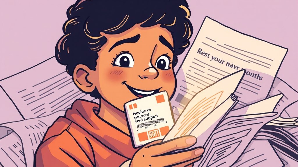 2024 청년월세지원: 자격 조건, 신청 방법, 지원 금액 완벽 정리! 5 필요 서류 (illustration 스타일)