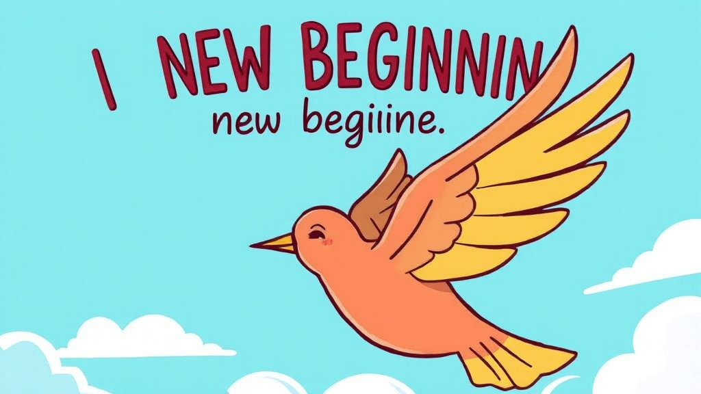 재취업, 응원합니다! (cartoon 스타일)