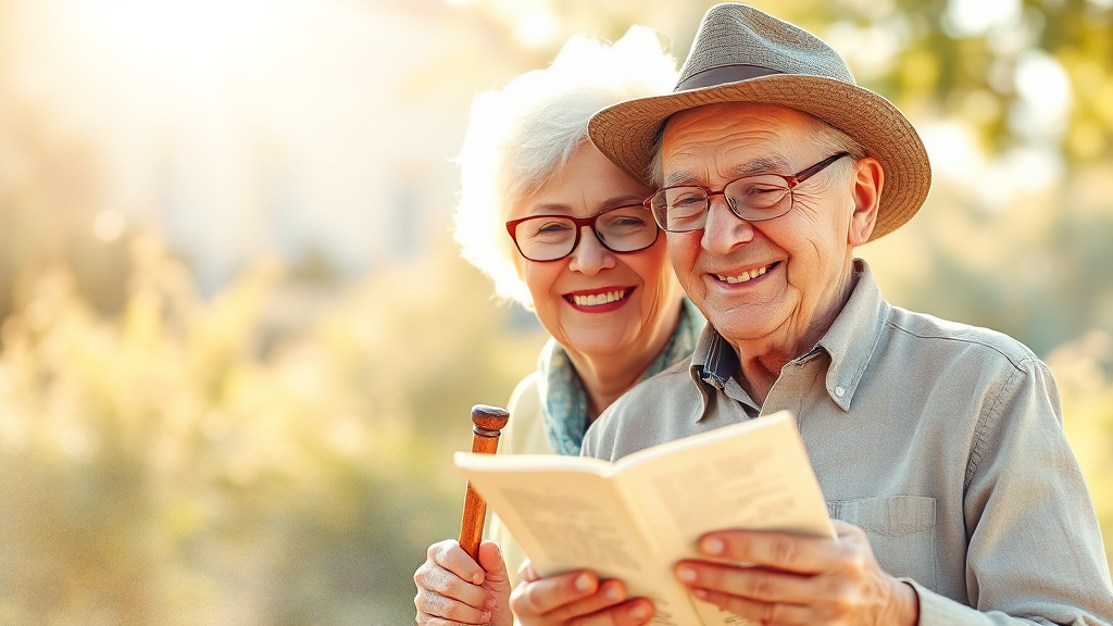 기초연금 자격 조건 및 신청 (watercolor 스타일)