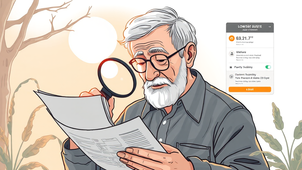 정부 지원금 신청 준비 및 유의사항 (illustration 스타일)