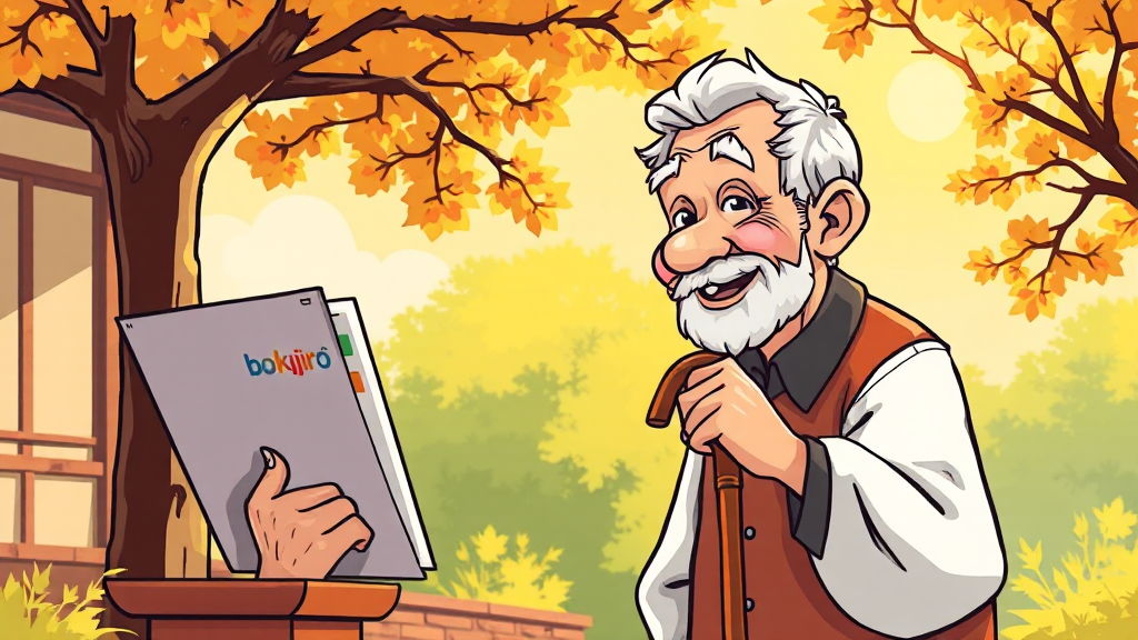 결론: 풍요로운 노후를 위해 (cartoon 스타일)