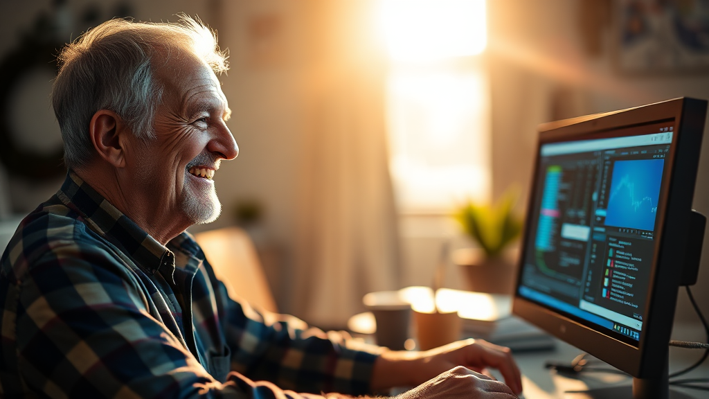 노인일자리 사업이란? (realistic 스타일)