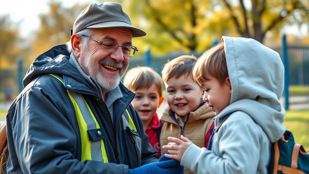 노인일자리 유형별 선택 기준 (realistic 스타일)