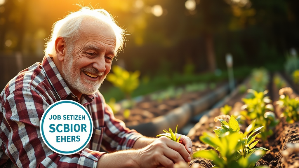 노인일자리 신청 방법 (realistic 스타일)