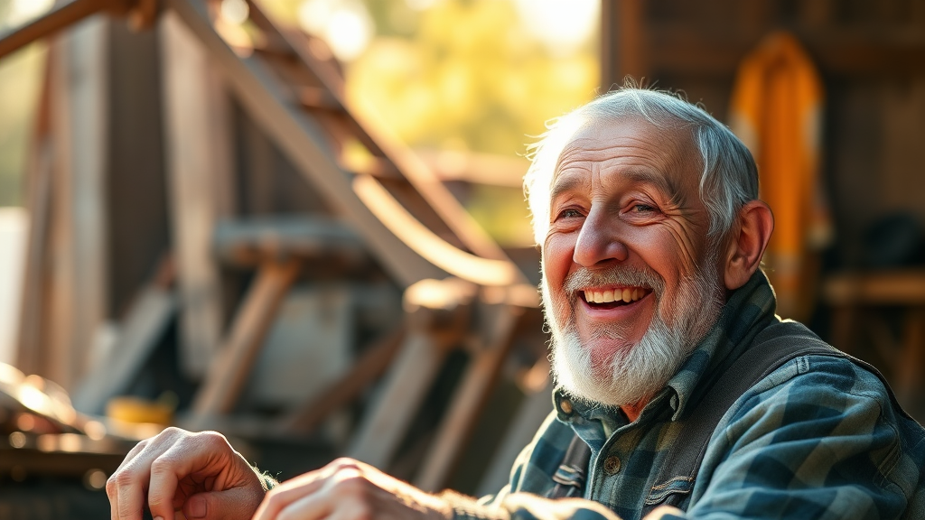 노인일자리 선택 팁 및 유의사항 (realistic 스타일)