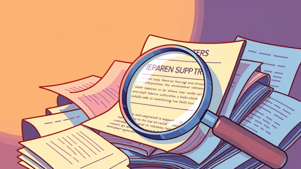 치매 지원금 총정리: 대상, 종류, 신청 방법, 필요 서류 완벽 가이드 4 신청 시 필요 서류 정리 (illustration 스타일)