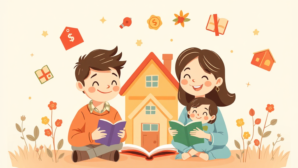 다자녀 혜택 활용 가이드 (illustration 스타일)