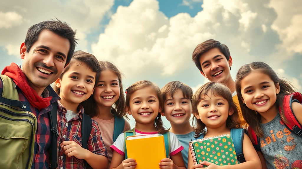 교육비 지원 혜택 (realistic 스타일)