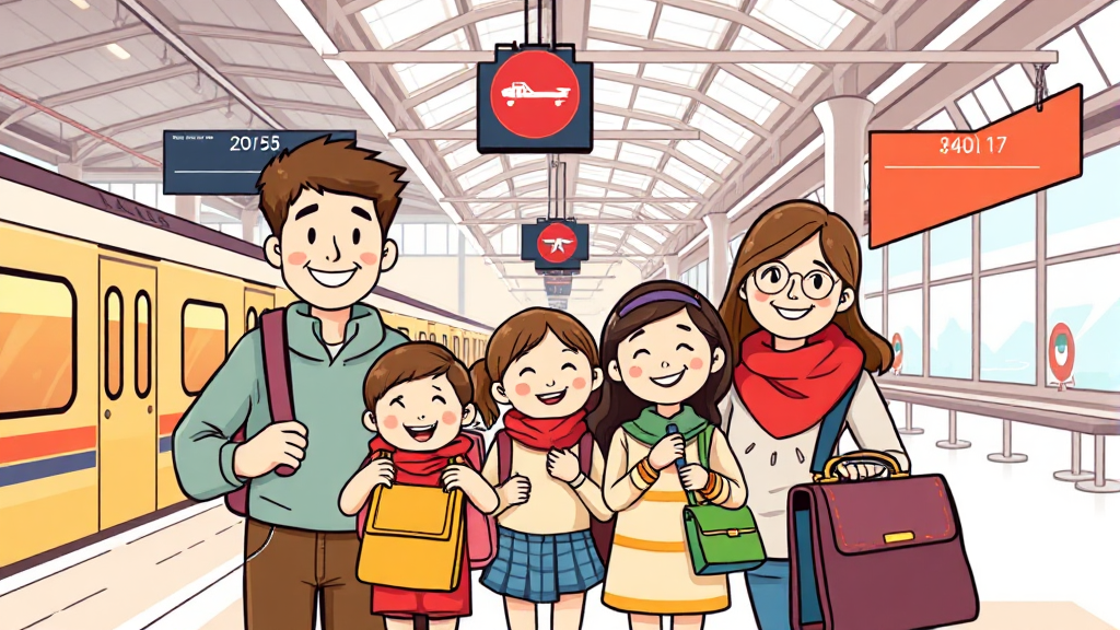 교통 및 문화시설 혜택 (cartoon 스타일)