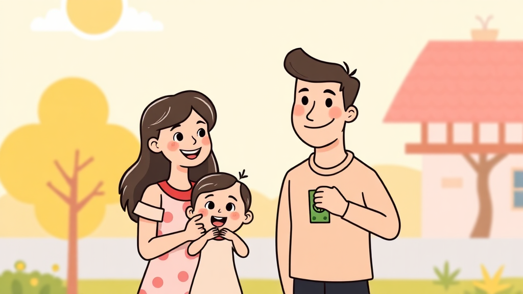 2025 아이돌봄서비스 총정리: 지원 자격, 소득 기준, 신청 방법 완벽 가이드 5 아이돌봄 서비스 소득 기준 및 지원금 (cartoon 스타일)