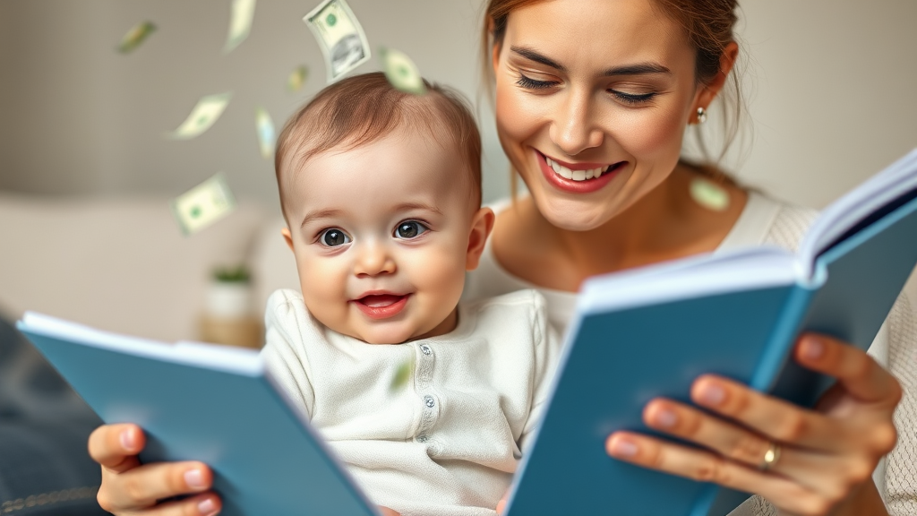 육아휴직 급여 계산법 (realistic 스타일)