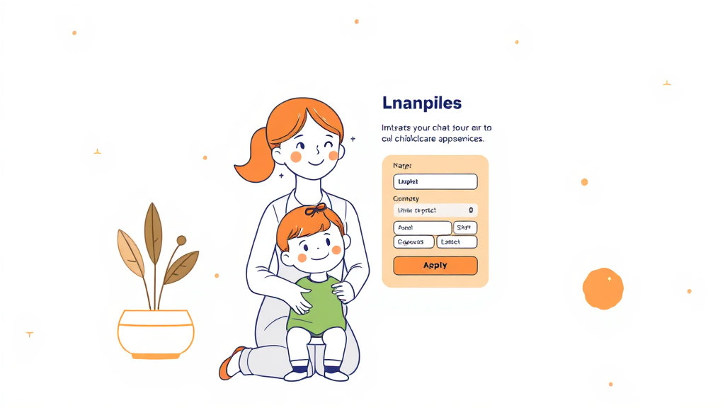 신청 방법 (온라인 및 방문) (illustration 스타일)