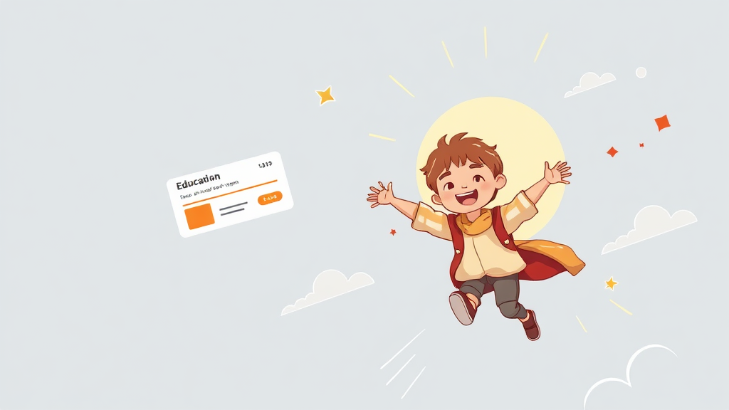 교육급여, 놓치지 마세요! (illustration 스타일)