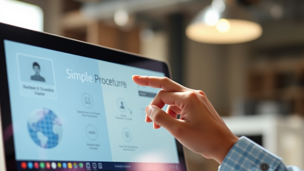 신청 방법 및 절차 (realistic 스타일)