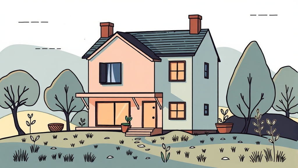 청약통장 해지 및 유의사항 (illustration 스타일)