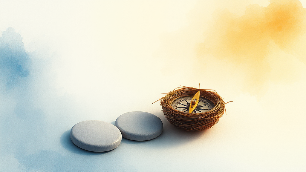 디딤돌 vs 보금자리론, 핵심 비교 (watercolor 스타일)