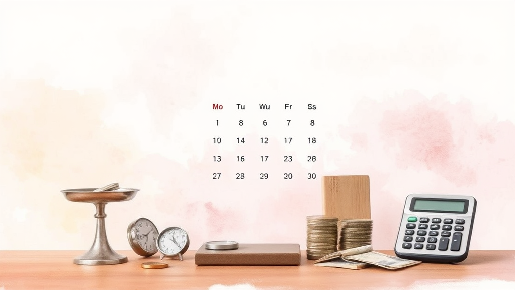 상환 계획, 미리 세워두세요! (watercolor 스타일)