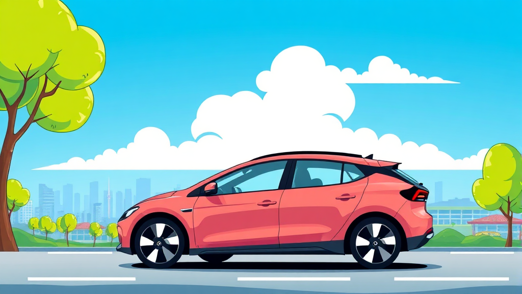 전기차 보조금, 왜 중요할까요? (cartoon 스타일)