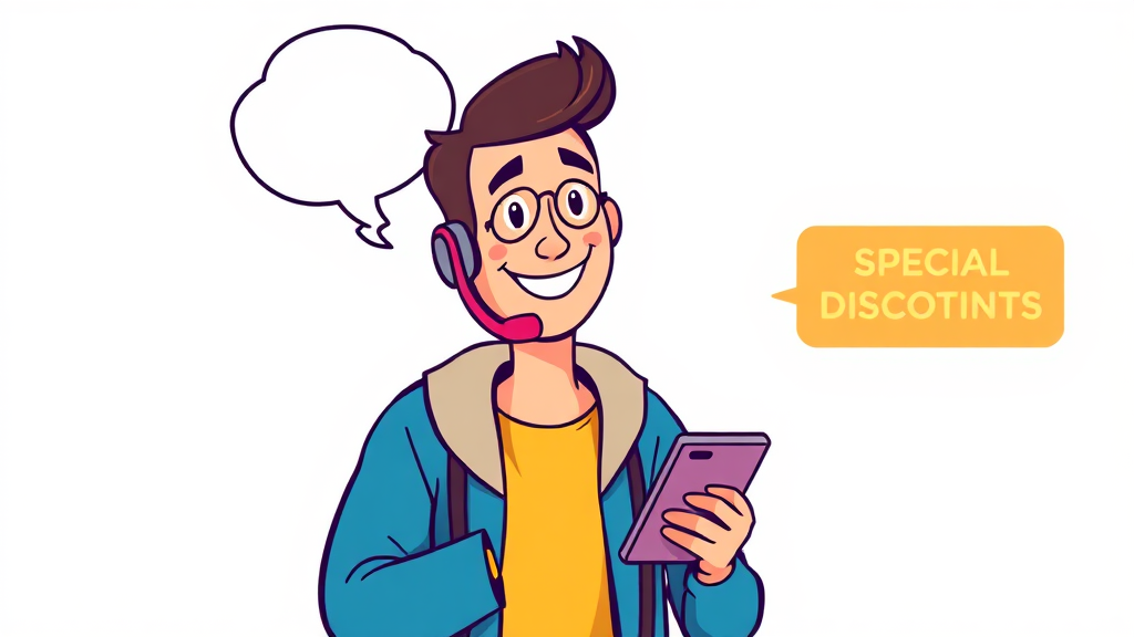 통신사별 추가 할인 (cartoon 스타일)