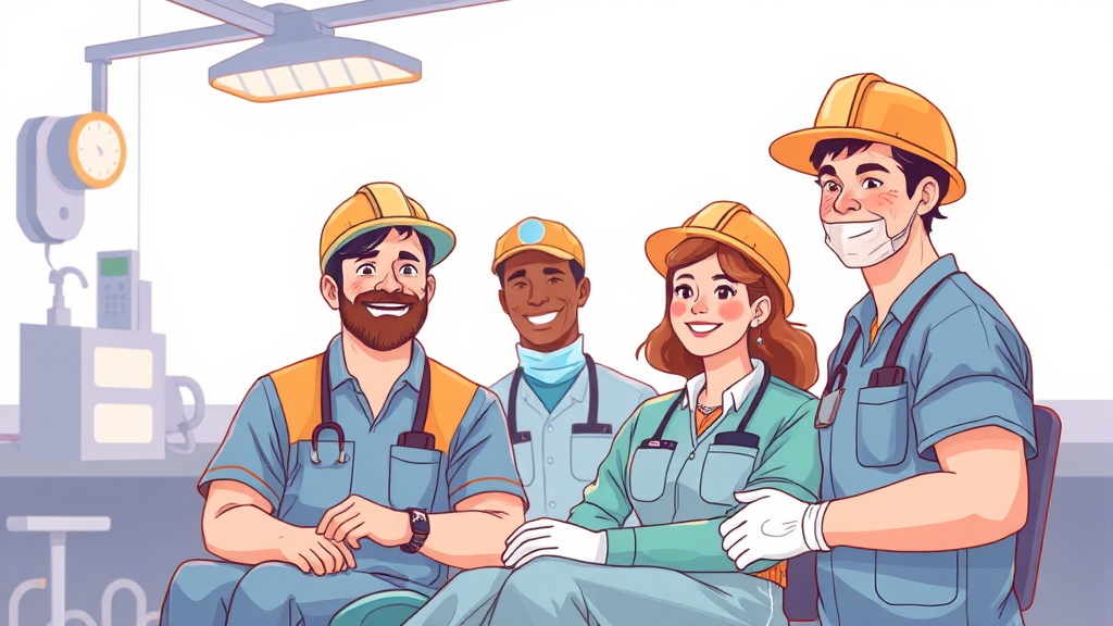 산재보험, 어떤 급여를 받을 수 있나요? (illustration 스타일)