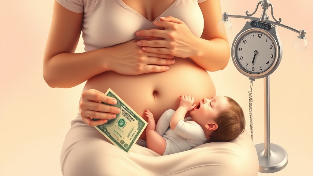 출산휴가 급여 A to Z: 조건, 계산, 신청, FAQ, 유의사항 완벽 가이드 3 급여, 어떻게 계산될까? (realistic 스타일)