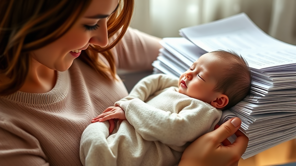 출산휴가 급여 A to Z: 조건, 계산, 신청, FAQ, 유의사항 완벽 가이드 5 필요 서류 완벽 정리 (realistic 스타일)