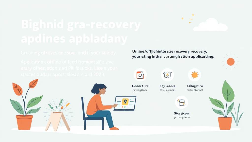 신청 방법 (온라인 vs 오프라인) (illustration 스타일)