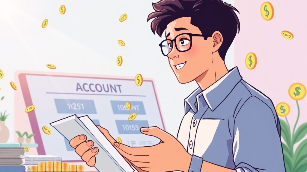 이자 계산, 어떻게 할까? (illustration 스타일)