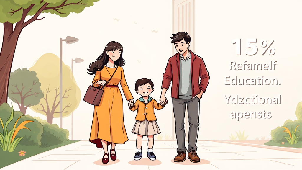 교육비 세액공제 및 추가 혜택 (illustration 스타일)