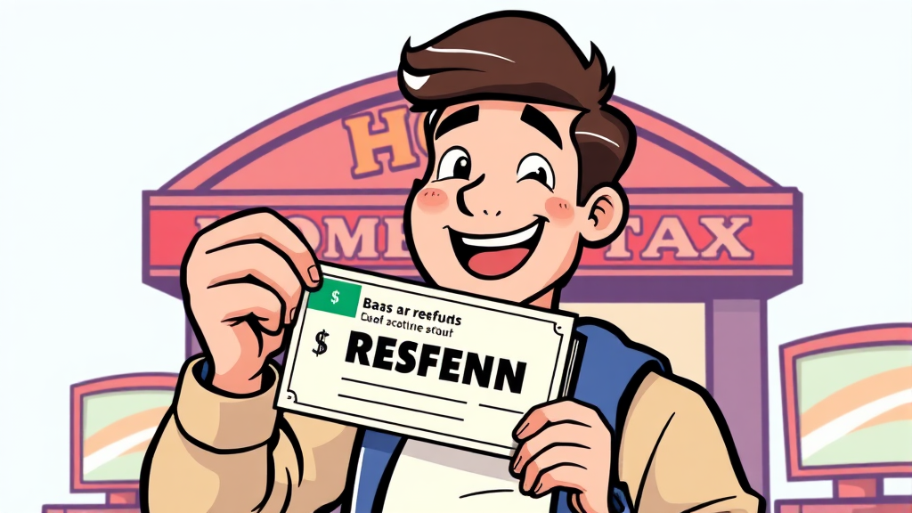 연말정산, 꼼꼼히 확인하세요! (cartoon 스타일)