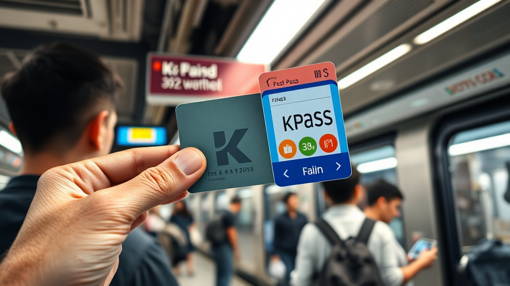 K-패스 상세 정보: 혜택 및 신청 방법 (realistic 스타일)